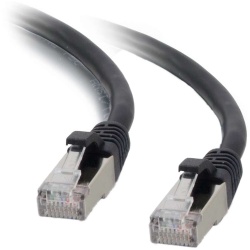 C2G Cat6 75ft Snagless Patch Cable - Black