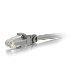 C2G Unshielded Snagless Cat5e Ethernet Network Cable - Gray - 14ft 