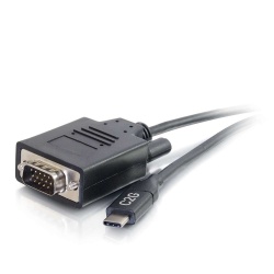 C2G USB-C to VGA Video Adapter Cable - 1ft