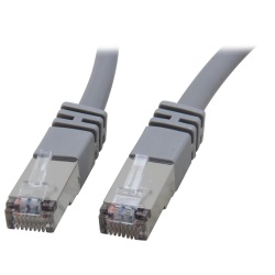 C2G Shielded Snagless Cat5e Ethernet Network Cable - Gray - 14ft 