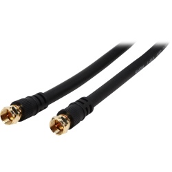 C2G 3ft 75-Ohm Value Series F-Type RG6 Coaxial Cable