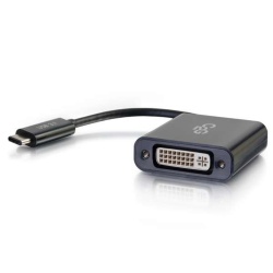 C2G USB-C to DVI-D Video Adapter - Black