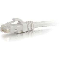C2G Unshielded Snagless Cat5e Ethernet Network Patch Cable - White - 1ft 