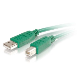 C2G 9.8ft USB 2.0-A to USB-B Cable - Green