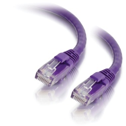 C2G Cat6 50ft Snagless Patch Networking Cable - Purple