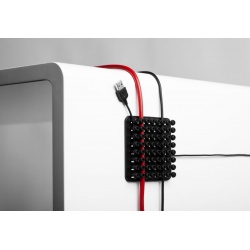 Cablox 8x8 Cable Management System 2-pack Black