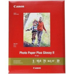 Canon Plus Glossy 8.5x11 Photo Paper Plus - 20 sheets