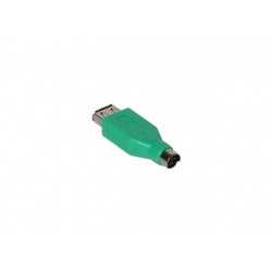 C2G PS2 Male to USB Female Keyboard Mouse Adapter - Green