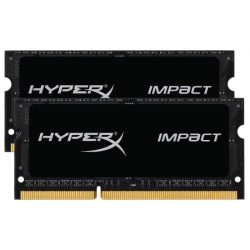 8GB Kingston Hyper X Impact DDR3 SO DIMM 1866MHz CL11 1.35V Dual Memory Kit (2 x 4GB) - Black
