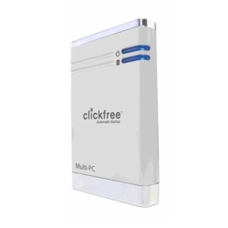 160GB ClickFree Portable Backup Drive HD801 (silver)