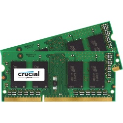 4GB Crucial DDR3 SO DIMM PC3-12800 1600MHz 1.35V Memory Upgrade Kit (2x 2GB)