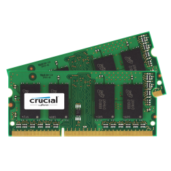 4GB Crucial DDR3 SO DIMM 1600MHz PC3 12800 CL11 1.35V Dual Memory Kit (2 x 2GB)