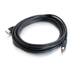 C2G 16FT USB Type-A Male to USB Type-B Male Cable - Black