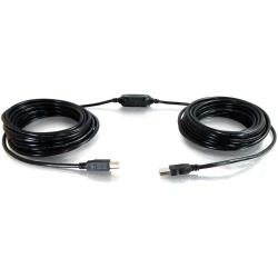 C2G 25FT USB Type-A Male to USB Type-B Male Cable - Black