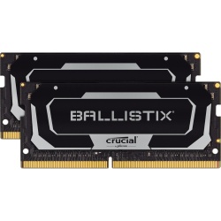 16GB Crucial Ballistix 3200MHz PC4-25600 CL16 1.35V DDR4 SO-DIMM Dual Memory Kit (2 x 8GB) - Black