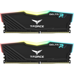 64GB Team Group Delta RGB DDR4 3600MHz CL18 Dual Channel Memory Kit (2x32GB) - Black