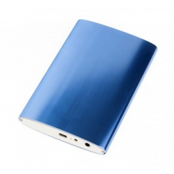USB3.0 External Hard Drive enclosure for 2.5-inch SATA HDD (Blue aluminium)