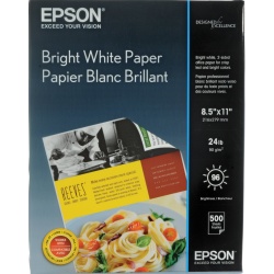 Epson Bright White 8.5x11 Pro Paper - 500 sheets