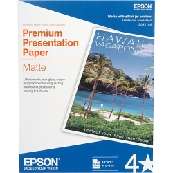 Epson Matte 8.5x11 Premium Presentation Photo Paper - 100 sheets