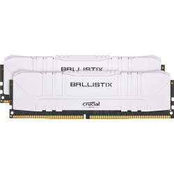 32GB Crucial Ballistix DIMM 288-pin 2666MHz PC4-21300 CL16 1.2V DDR4 Dual Memory Kit (2 x 16GB) - White