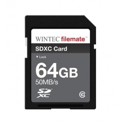 64GB Wintec Filemate SDXC CL10 Memory Card
