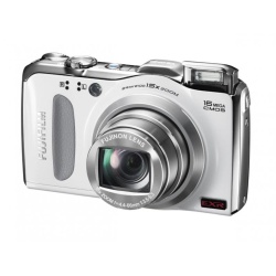 Fuji Finepix F600EXR 16 megapixel digital camera 15X optical zoom 3-inch LCD White