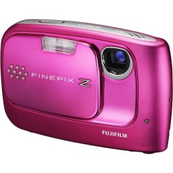 Fuji Finepix Z30 10.0mp digital camera, 3x optical zoom (pink) + 2GB SD card and camera case