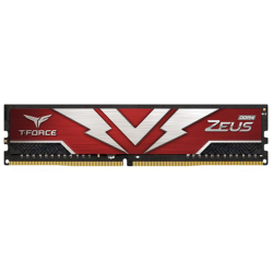 32GB Team Group T-Force Zeus DDR4 3200MHz CL20 Memory Module (1 x 32GB) - Red