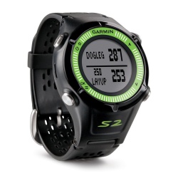 Garmin Approach S2 Golf GPS Watch Black/Green (Worldwide Edition)