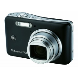 GE E1050TW 10.1 Megapixel Digital Camera w/Panorama (Black)