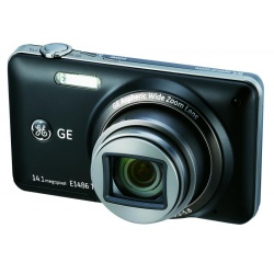 GE E1486TW 14.1 Megapixel Digital Camera, 8X Optical Zoom, Touchscreen, Panorama (Black)