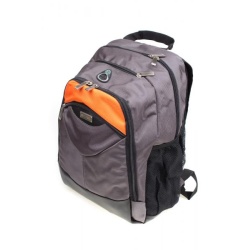 GEEQ Almeria Laptop Backpack - up to 15.6 inch - Grey/Orange colour