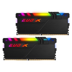 32GB GeIL EVO X II RGB DDR4 3600MHz PC4-28800 CL18 Dual Channel Kit (2x 16GB) Black