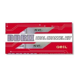 1Gb GeIL DDR2 PC2-4300 CL4 Value Series Dual Channel kit