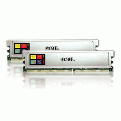 1GB GeIL DDR RAM PC3500 Platinum Dual Channel kit (2x512MB)