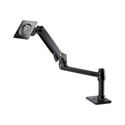 HP BT861AT Single Clamp Mount Monitor Arm - Up to 24-inch - Black