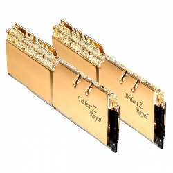 32GB G.Skill DDR4 Trident Z Royal Gold 4400Mhz PC4-35200 CL17 1.50V Dual Channel Kit (2x16GB)