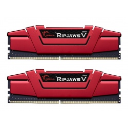 16GB G.Skill DDR4 PC4-19200 2400MHz Ripjaws V CL15 Dual Channel kit (2x8GB) 1.20V Red