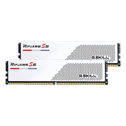 64GB G.Skill DDR5 Ripjaws S5 6000MHz CL30 Dual Channel Kit 2x 32GB White