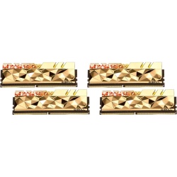 64GB G.Skill DDR4 Trident Z Royal Elite Gold 3600Mhz PC4-28800 CL16 1.35V Quad Channel Kit 4x16GB