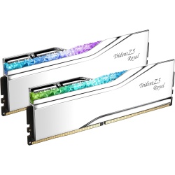 32GB G.Skill DDR5 Trident Z5 Royal RGB 8000MHz CL38 1.40V Dual Channel Kit (2x16GB) Silver