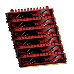 24GB G.Skill DDR3 PC3-12800 1600MHz Ripjaw Series (9-9-9-24) Triple2 Channel kit 6x4GB