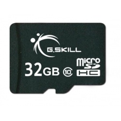32GB G.Skill microSDHC CL10 memory card with SD adapter