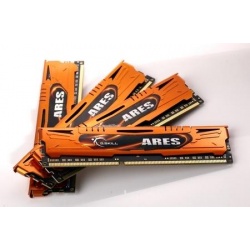 16GB G.Skill DDR3 PC3-12800 1600MHz Ares Series Low Profile (9-9-9) Quad Channel kit