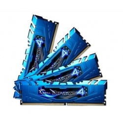 32GB G.Skill Ripjaws 4 DDR4 2400MHz PC4-19200 CL15 Quad Channel kit (4x8GB) Blue
