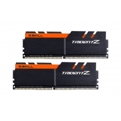 32GB G.Skill DDR4 Trident Z 3200Mhz PC4-25600 CL15 Orange/Black 1.35V Dual Channel Kit (2x16GB)