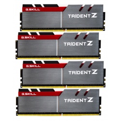 32GB G.Skill DDR4 Trident Z 4000Mhz PC4-32000 CL18 1.35V Quad Channel Kit (4x8GB) for Intel Z270