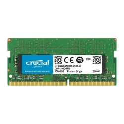 8GB Crucial DDR4 SO-DIMM 2400MHz PC4-19200 CL17 1.2V Memory Module