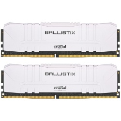 16GB Crucial Ballistix 3000MHz PC4-24000 CL15 1.35V DDR4 Dual Memory Kit (2 x 8GB) - White