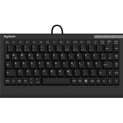KeySonic ACK-595C+ keyboard USB QWERTZ German Black